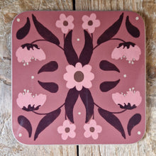 Load image into Gallery viewer, Retro Floral Coaster Set
