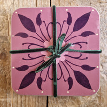 Load image into Gallery viewer, Simple Floral Coaster Set
