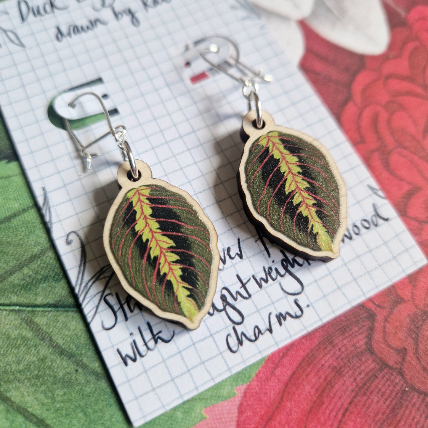 Prayer Plant Earrings