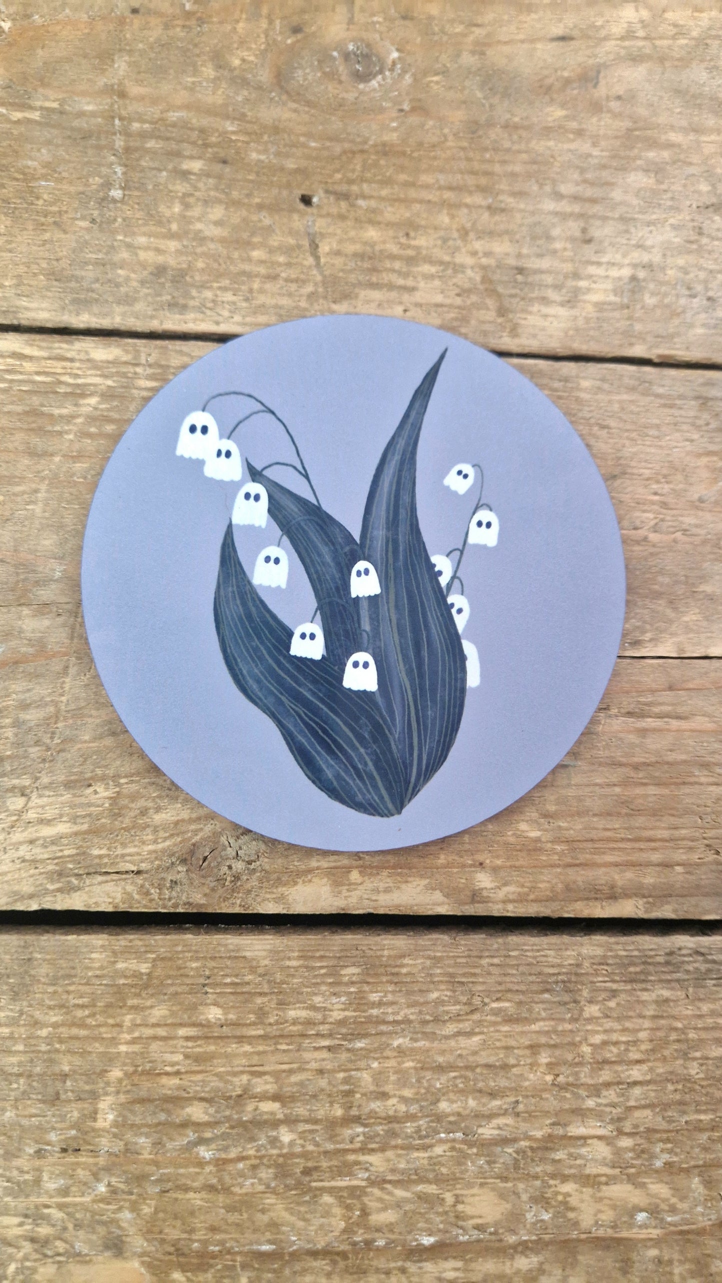 Ghost Lily Of The Valley Coaster