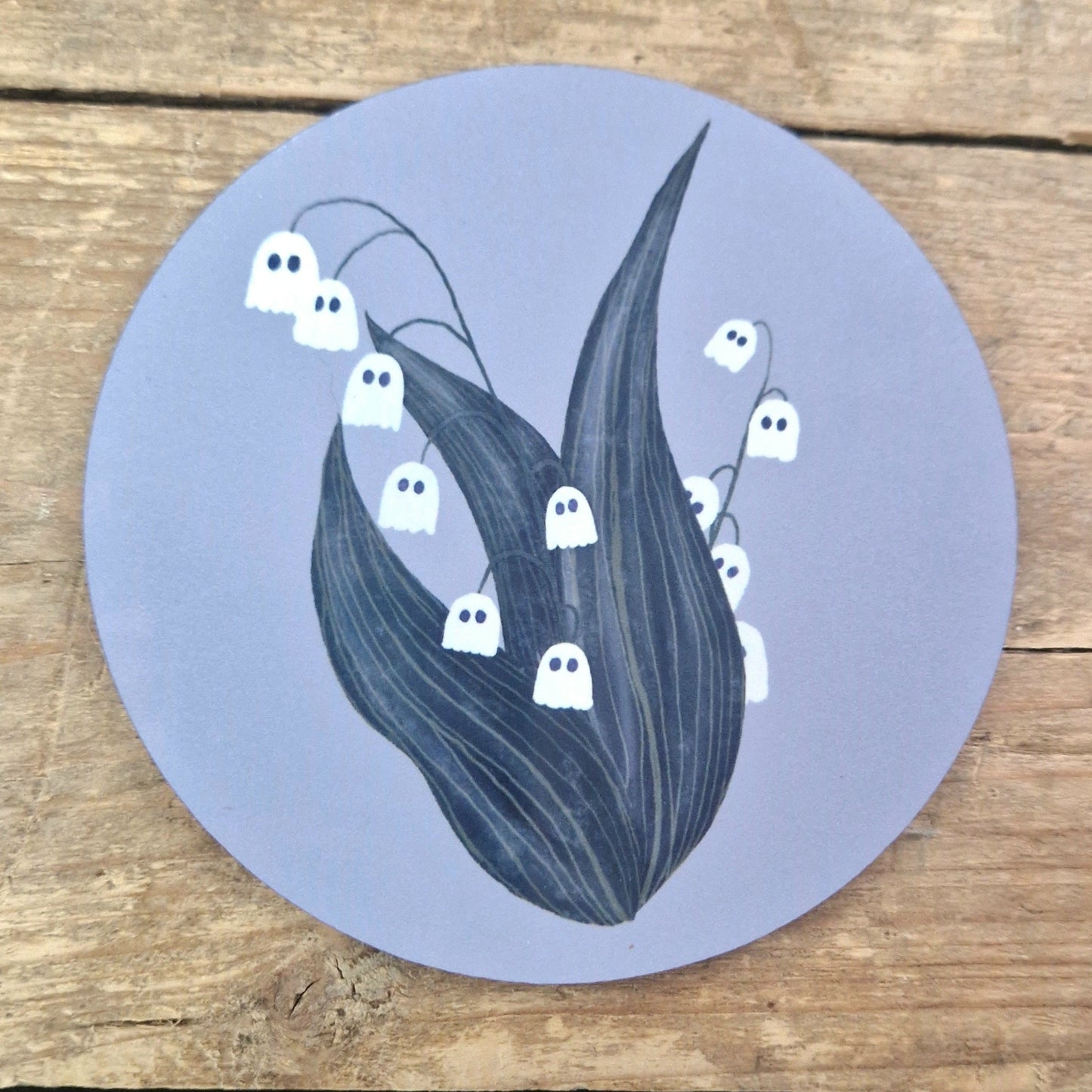 Ghost Lily Of The Valley Coaster