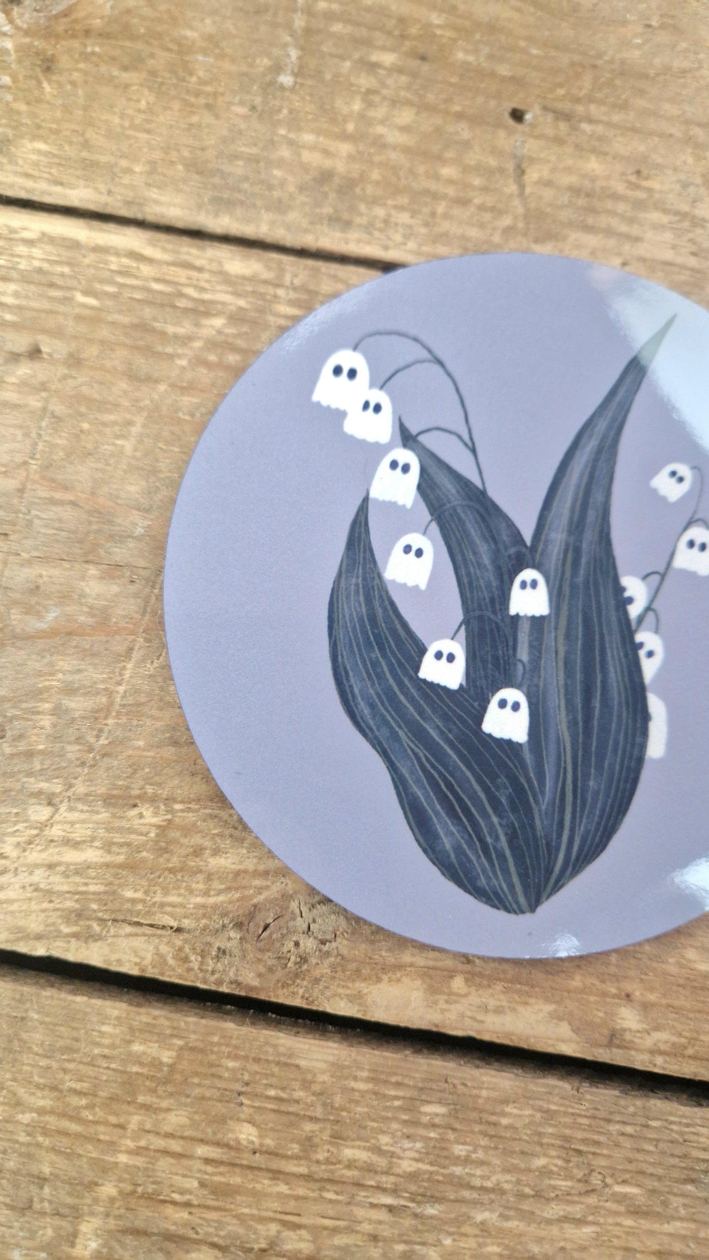 Ghost Lily Of The Valley Coaster
