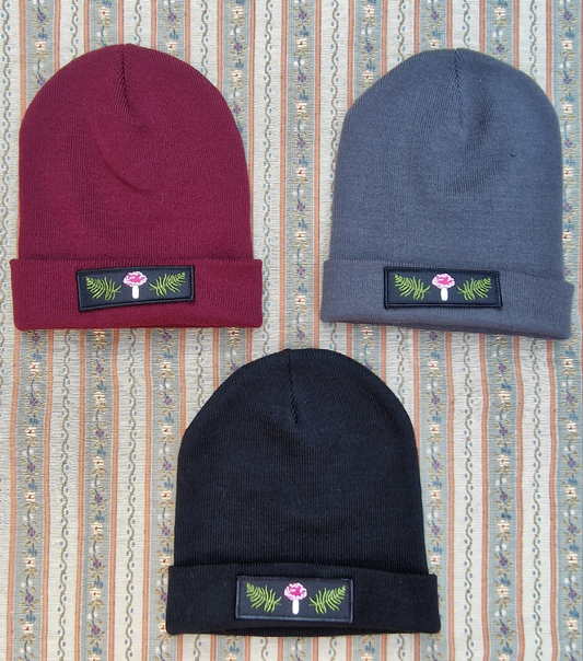 Woodland Fungi and Ferns Beanie