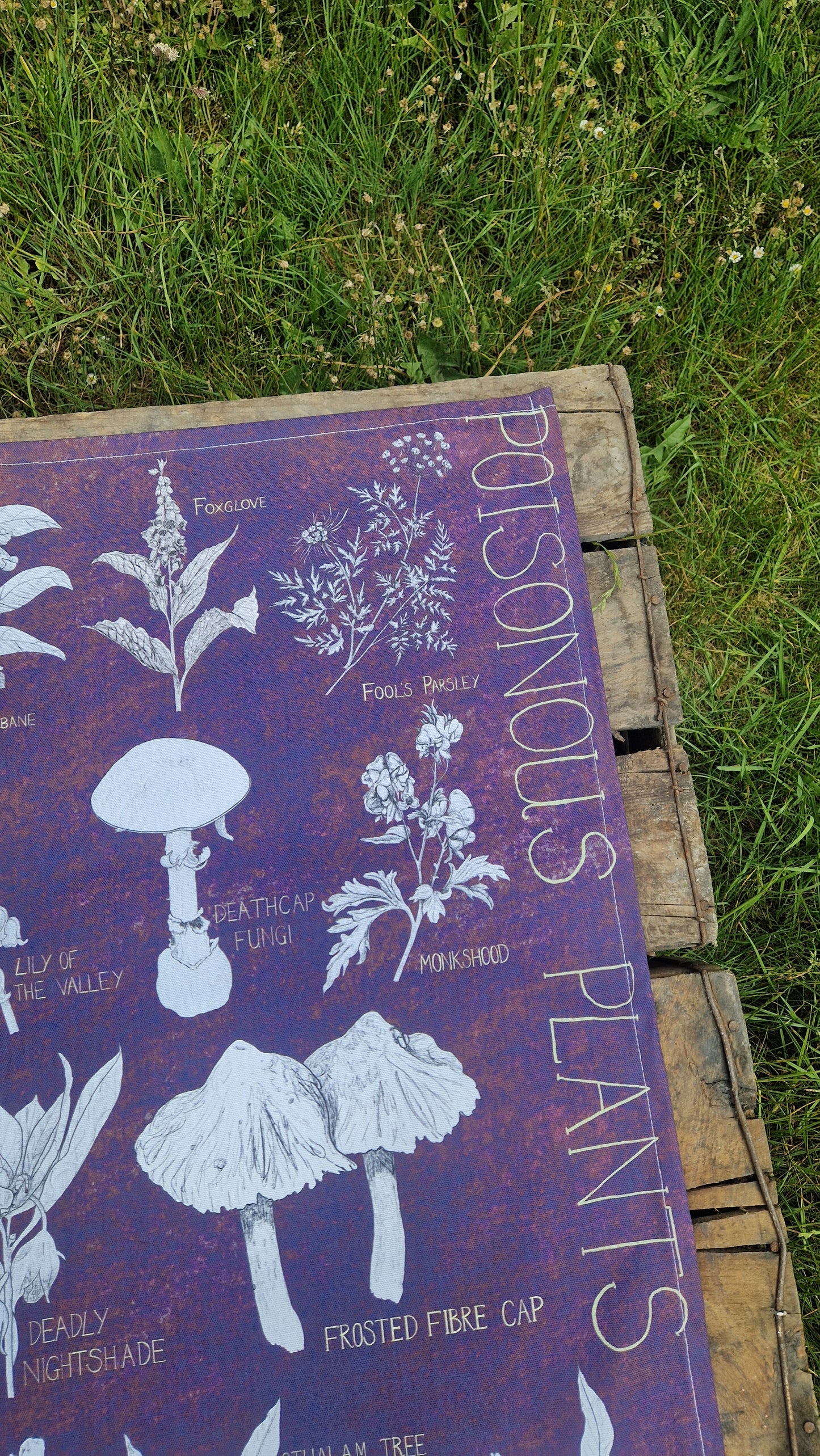 Poison Plants Tea Towel