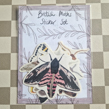 Load image into Gallery viewer, British Moths  Sticker Set

