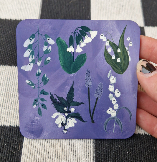 Spooky Flowers Coaster