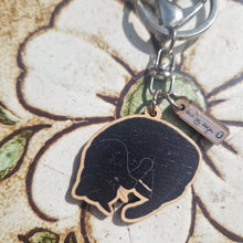 Load image into Gallery viewer, Cocoa Black Cat Keyring
