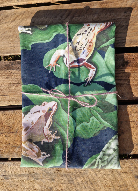 A Colony Of Frogs Tea Towel