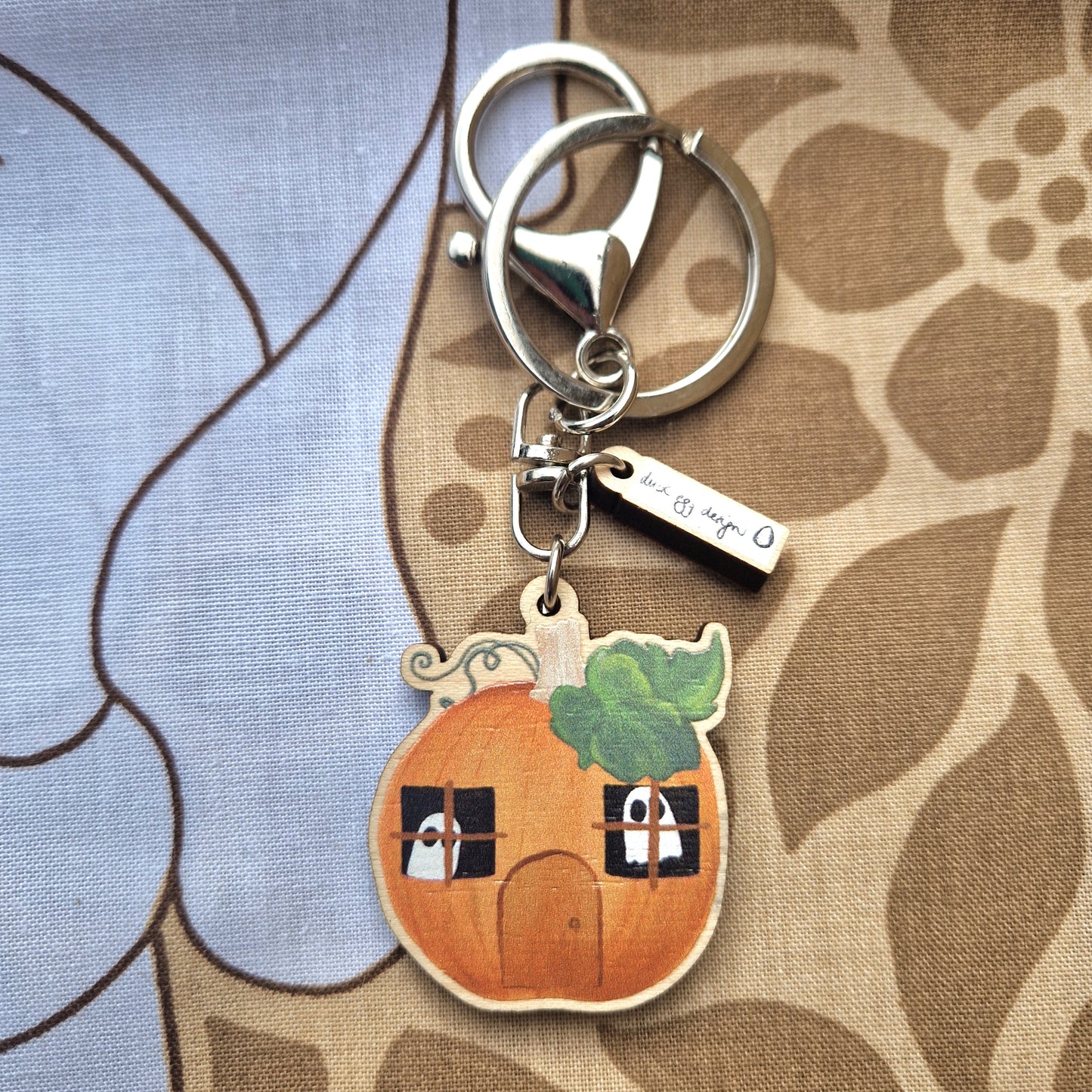Pumpkin House Keyring