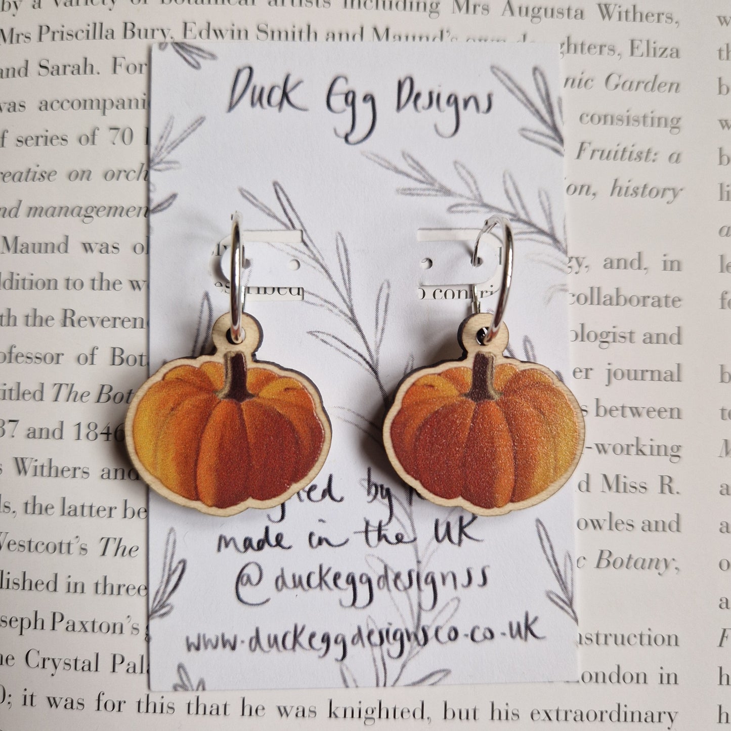 Pumpkin Earrings
