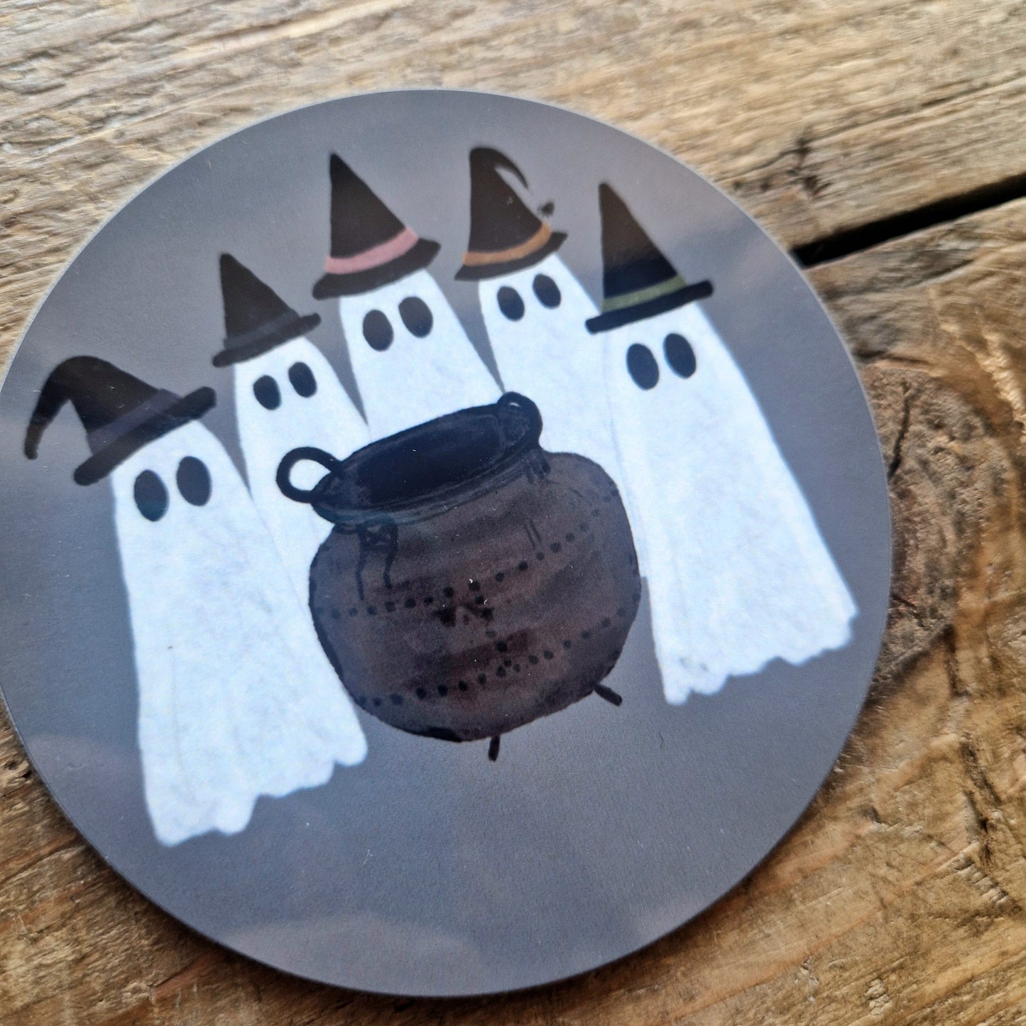 Coven of Witches Ghost Coaster