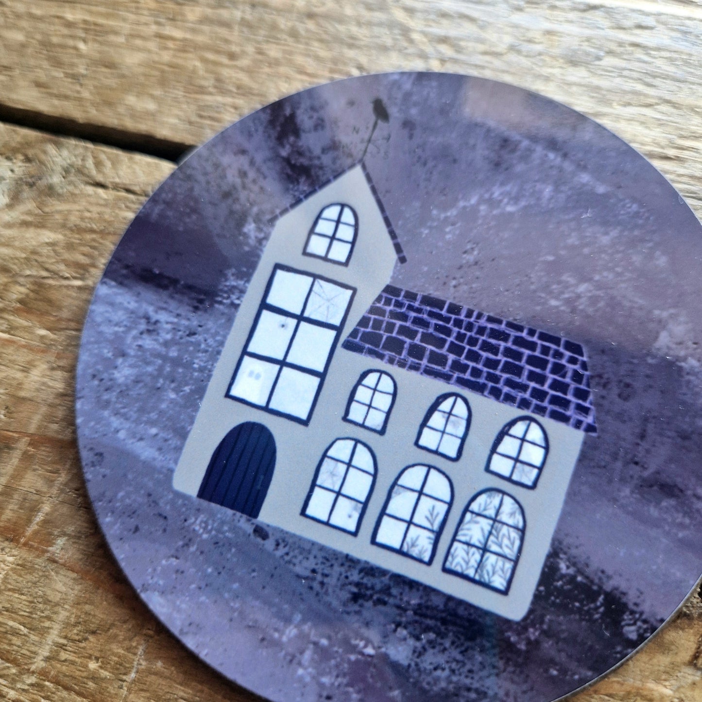 Haunted House Coaster