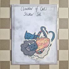Load image into Gallery viewer, Clowder of Cats Sticket Set
