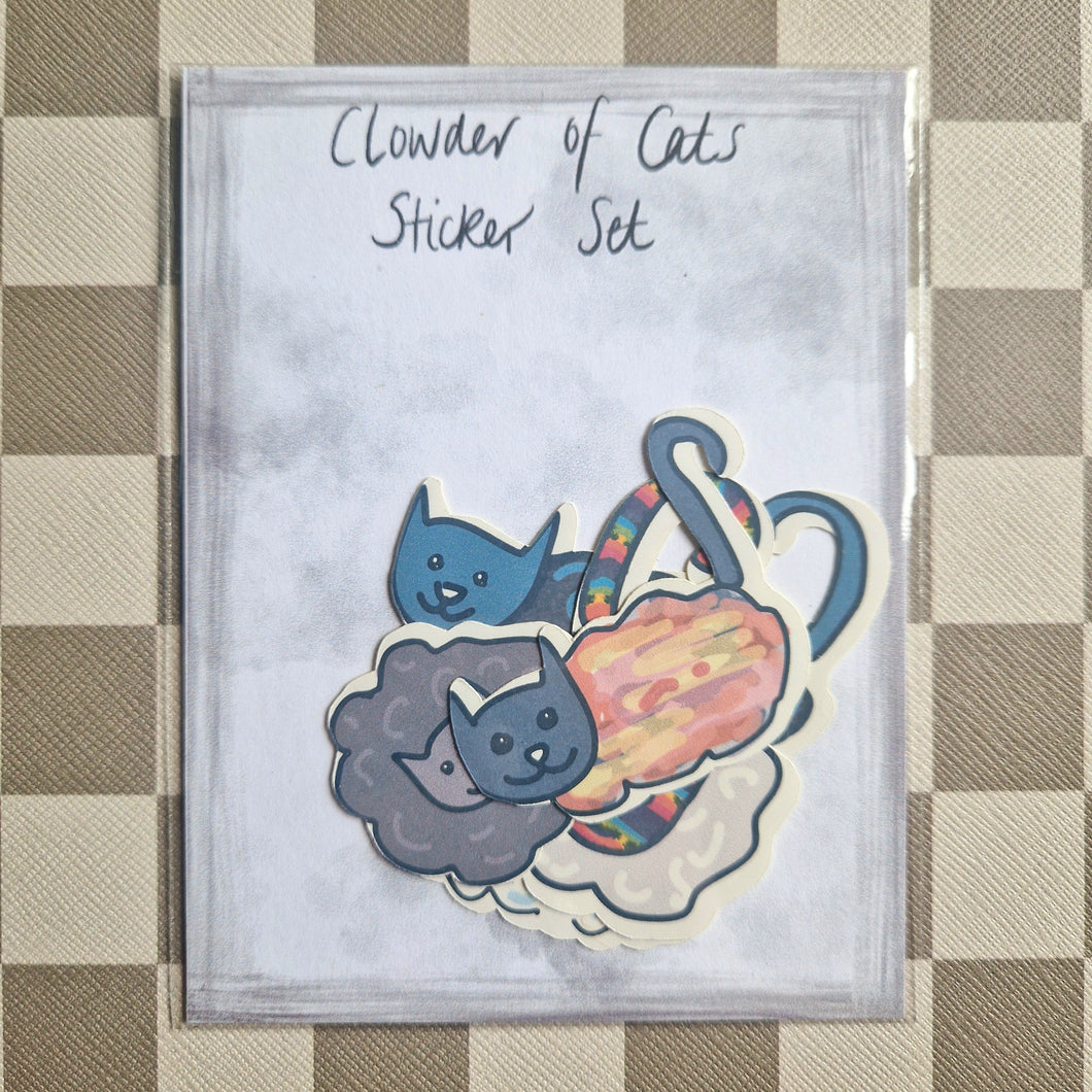 Clowder of Cats Sticket Set