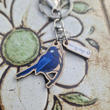 Load image into Gallery viewer, Fairy Wren Keyring
