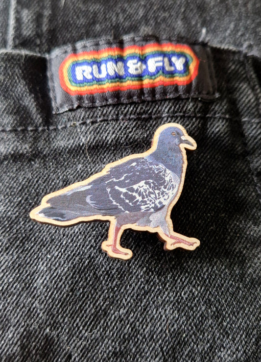 Cyril Pigeon Pin Badge