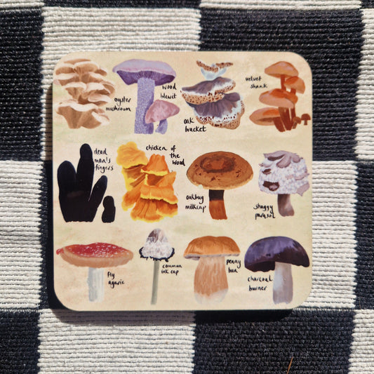 British Fungi Coaster