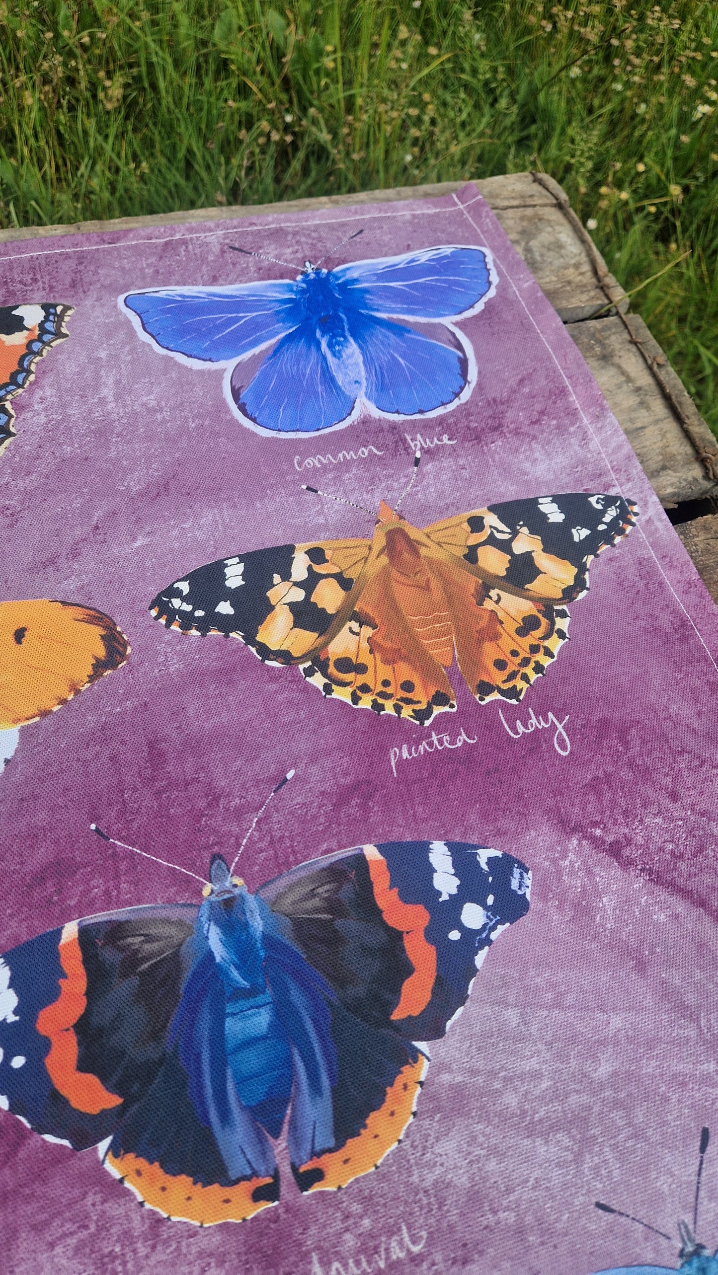 British Butterflies Teatowel