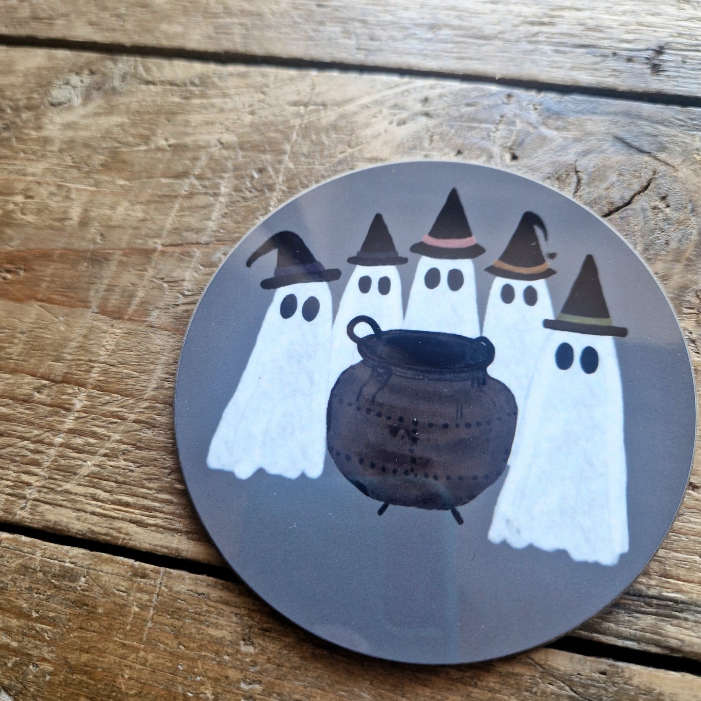 Coven of Witches Ghost Coaster